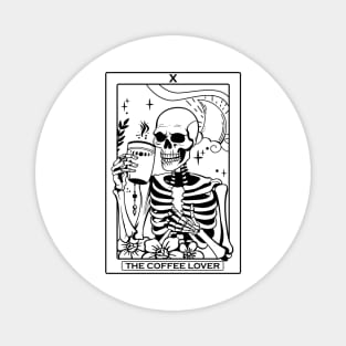 The Coffee Lover Tarot Card Magnet